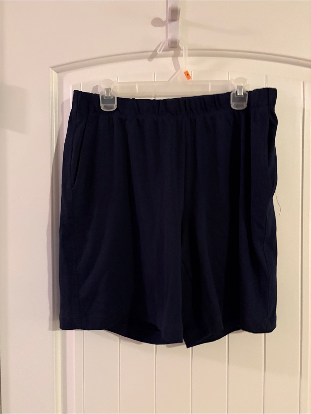 Lands' End Navy Blue Women's Elastic Waist Shorts